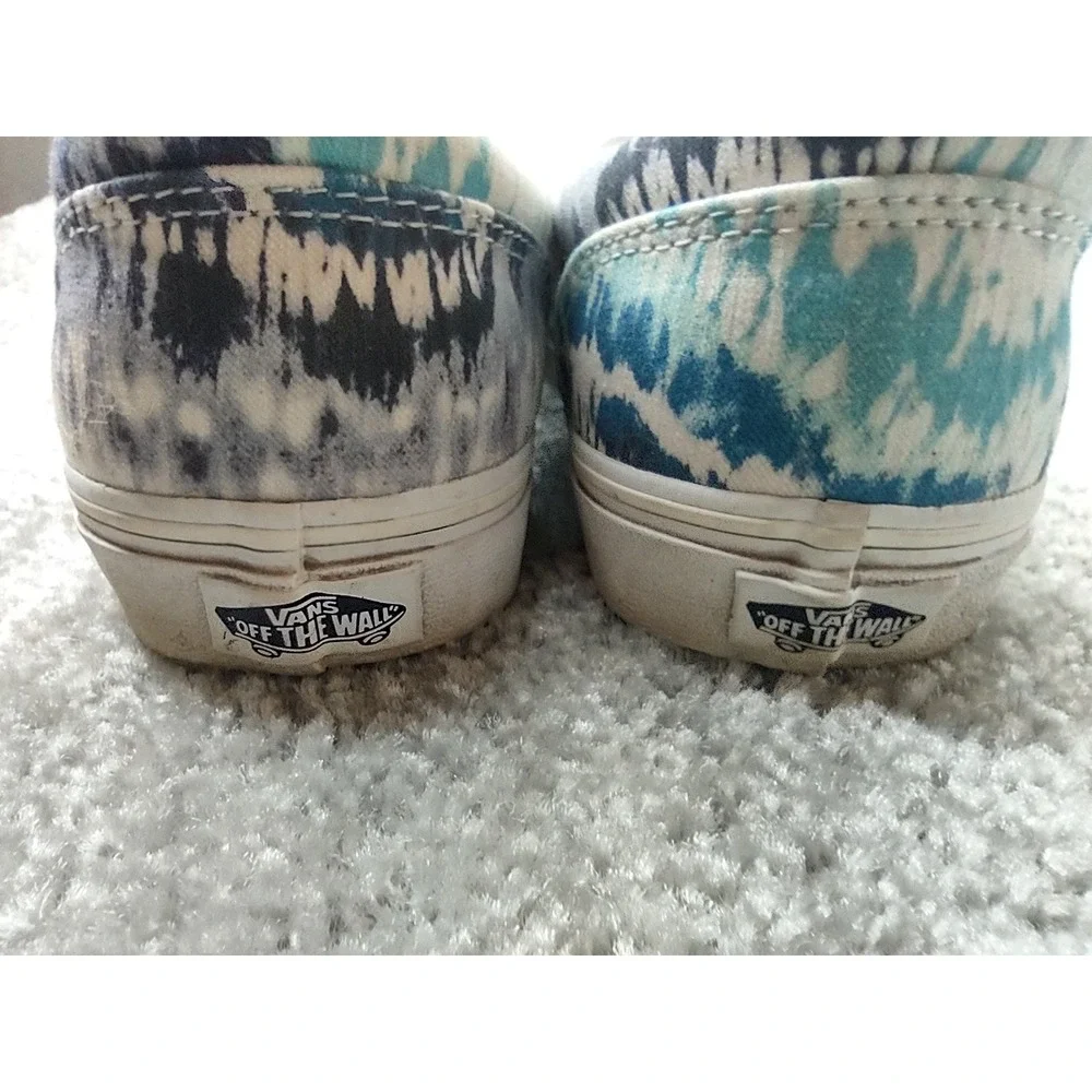 Vans Tye-Dye Blue Women's Shoes‎ Sneakers Size 11 Lace Up